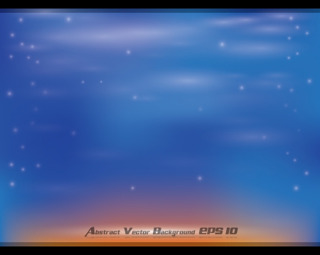 Abstract blue orange soft background with glow effectsのイラスト素材