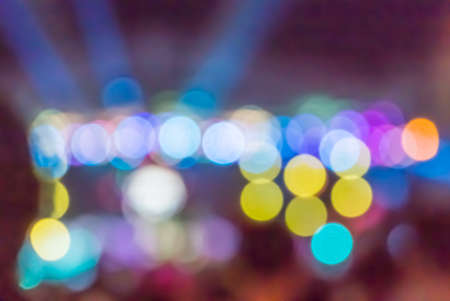 beautiful bokeh at night and beautiful background.の写真素材