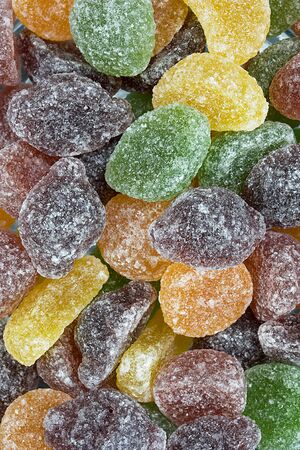  Fruit pastile sweets full frame viewの写真素材