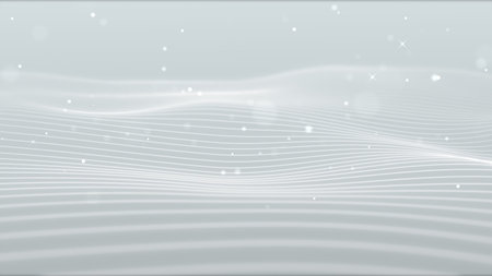 light white silver wave beautiful particle background business corporate digital wave shiny surface