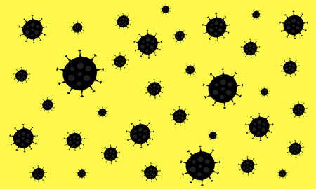 Background for concept coronavirus COVID-19. Vector illustration.のイラスト素材