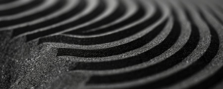 Close Up View of Black Surface.の素材