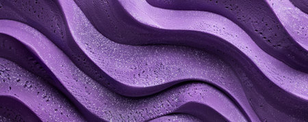 Close Up View of a Purple Wave Pattern.の素材