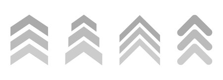 Swipe up, set of buttons for social media. Arrows, buttons and web icons for advertising and marketing in social media application. Scroll or swipe upのイラスト素材