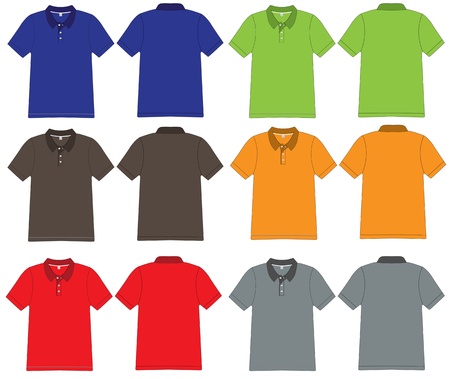 polo shirt design Vector template のイラスト素材
