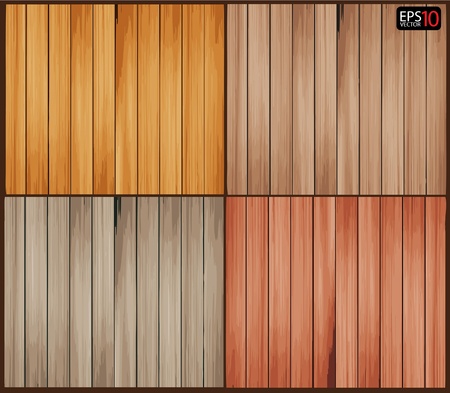 Vector wood plank background のイラスト素材