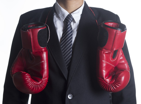 Business tough idea concept, isolated on white backgroundの写真素材