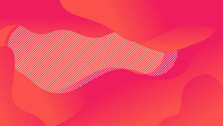 Vector fluid shapes colorful geometric backgroundのイラスト素材