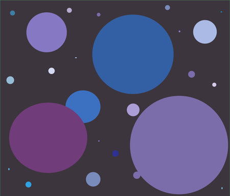 Blue circle on black background.