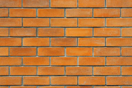 Orange brick wall horizontal