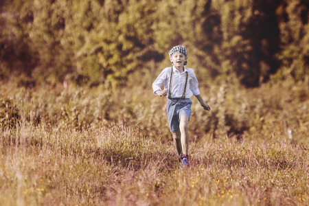 they're showing emotion and cheerful boyの写真素材