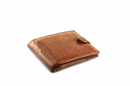 Purse isolated on a white backgroundの写真素材