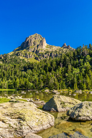 Summer in the Aiguestortes National Park.の写真素材