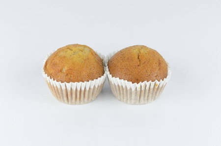 banana cupcakeの写真素材