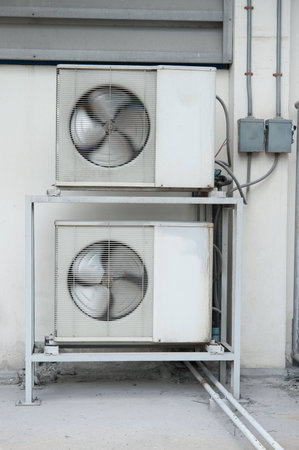 condensing unitの写真素材