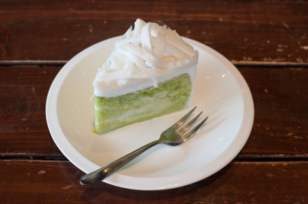 Young coconut cakeの写真素材