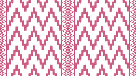 Traditional tribal or Modern native thai ikat pattern. Geometric ethnic background for pattern seamless design or wallpaper.の写真素材