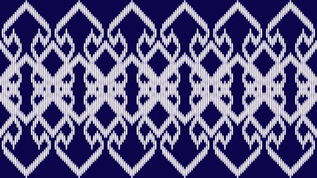Traditional tribal or Modern native ikat pattern. Geometric ethnic background for pattern seamless design or wallpaper.の写真素材
