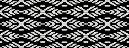 Traditional tribal or Modern native ikat pattern. Geometric ethnic background for pattern seamless design or wallpaper.の写真素材