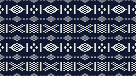 Traditional tribal or Modern native ikat pattern. Geometric ethnic background for pattern seamless design or wallpaper.の写真素材