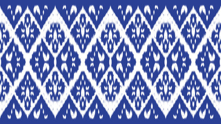 Traditional tribal or Modern native ikat pattern. Geometric ethnic background for pattern seamless design or wallpaper.の写真素材