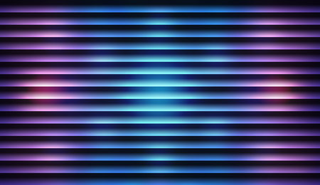 Abstract background with glowing blue and purple stripes. Vector illustration for your designの写真素材