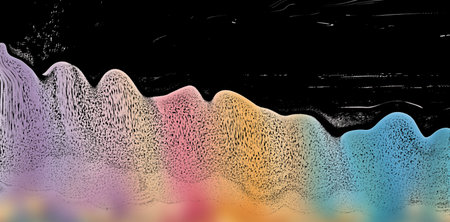 Abstract background with dynamic effect. 3d rendering, 3d illustration.の写真素材