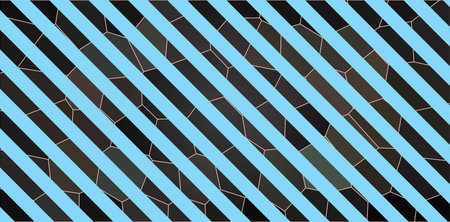 Seamless pattern with blue and brown stripes. Vector illustration.