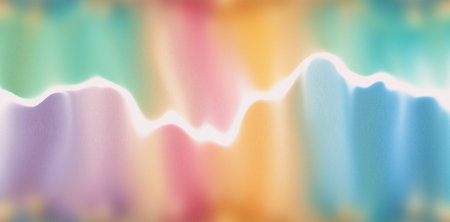 Colorful abstract background with defocused lights in soft pastel colors
