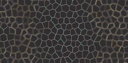 Hexagon pattern background. 3d rendering, 3d illustration.