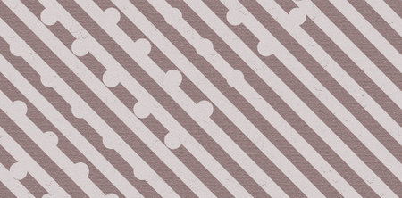 Seamless background pattern with hearts on striped paper. Vector illustration.