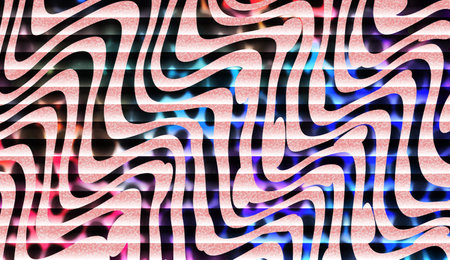 abstract background with stripes and lines in pink, blue and black