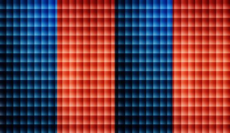 Flag of the Russian Federation in the form of squares. Vector illustrationの写真素材