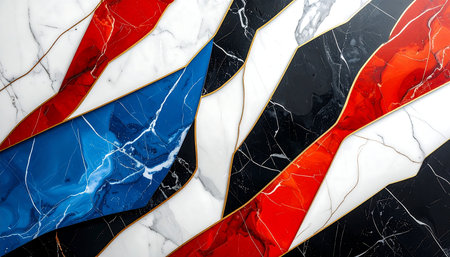 Colorful marble texture background for interior exterior decoration and industrial construction concept design.の素材