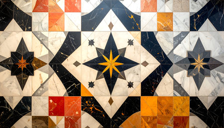 Detail of the details of the azulejos portuguese tilesの素材