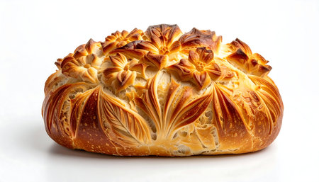 Christmas decoration with pine cones and fir branches isolated on white background.の素材