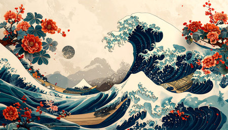 Chinese paper-cut works. Traditional Chinese paper-cut works are created and painted by photographer.の素材