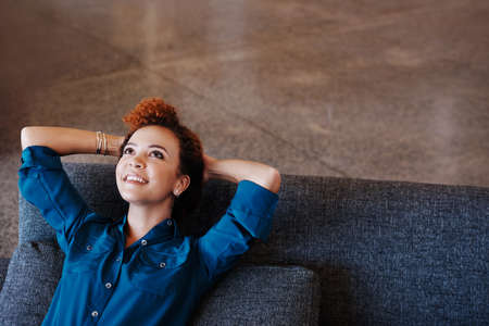 Cropped shot of a young designer taking a break from workの写真素材