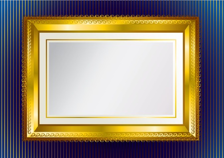 Background with gold frameのイラスト素材