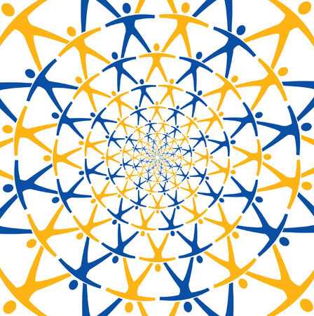 People patternのイラスト素材