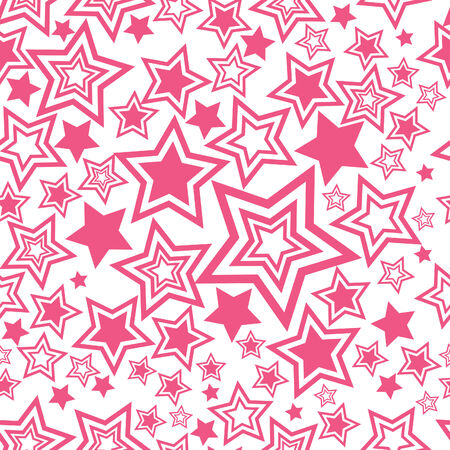 Seamless Stars backgroundのイラスト素材
