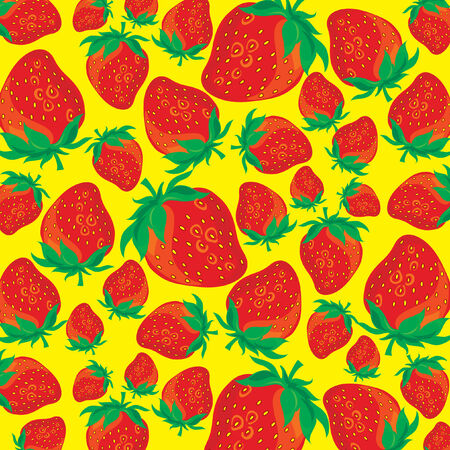 Strawberry backgroundのイラスト素材