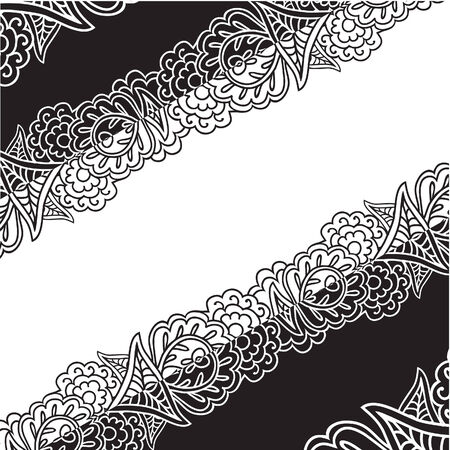 Vector fancy vintage background (From my "Vintage background collection")のイラスト素材