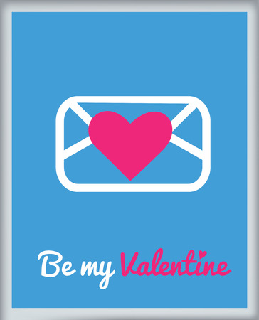 Greeting card for Valentine's day with vector icon - heartsのイラスト素材