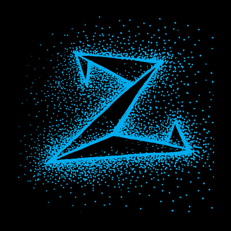 Vector lettering design with handmade lettersのイラスト素材