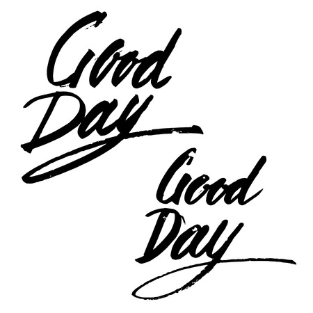 Vector handmade motivation quotes - drawn by ink and brushのイラスト素材
