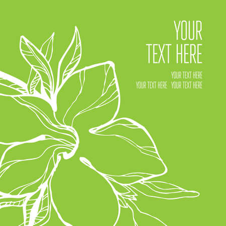 Vector stylish black floral background - design elements can be used for invitation, greeting cardsのイラスト素材