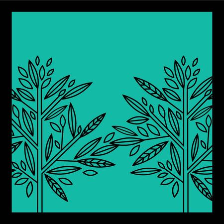 Vector stylish floral background - design elements can be used for invitation, greeting cardsのイラスト素材