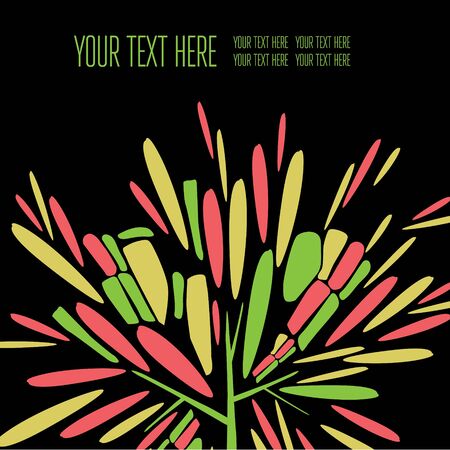 Vector stylish mosaic background - design elements can be used for invitation, greeting cardsのイラスト素材