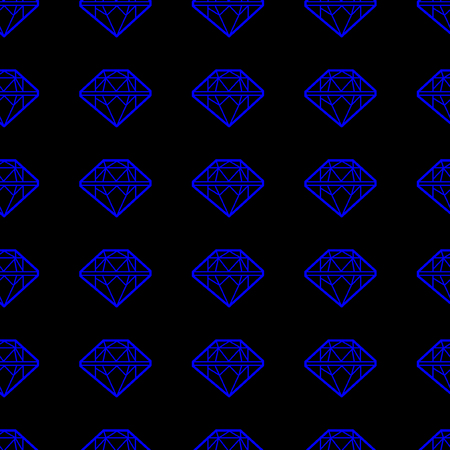 Vector seamless pattern from diamond design elements. Tile. Luxury pattern.のイラスト素材